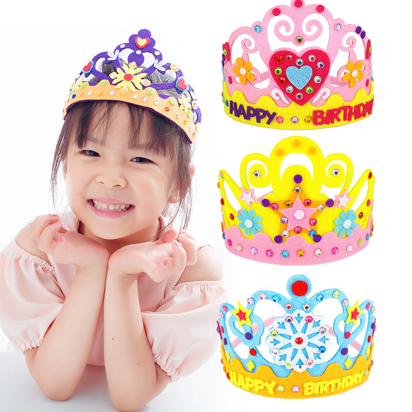 Soap Making Kit For Kids - Kids DIY Sequin Crown Creative Craft