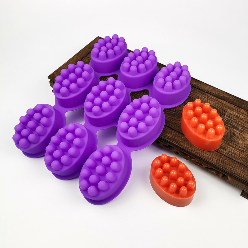 Soap Making Vendors - New#3d Silicone Soap Mold Massage Shape