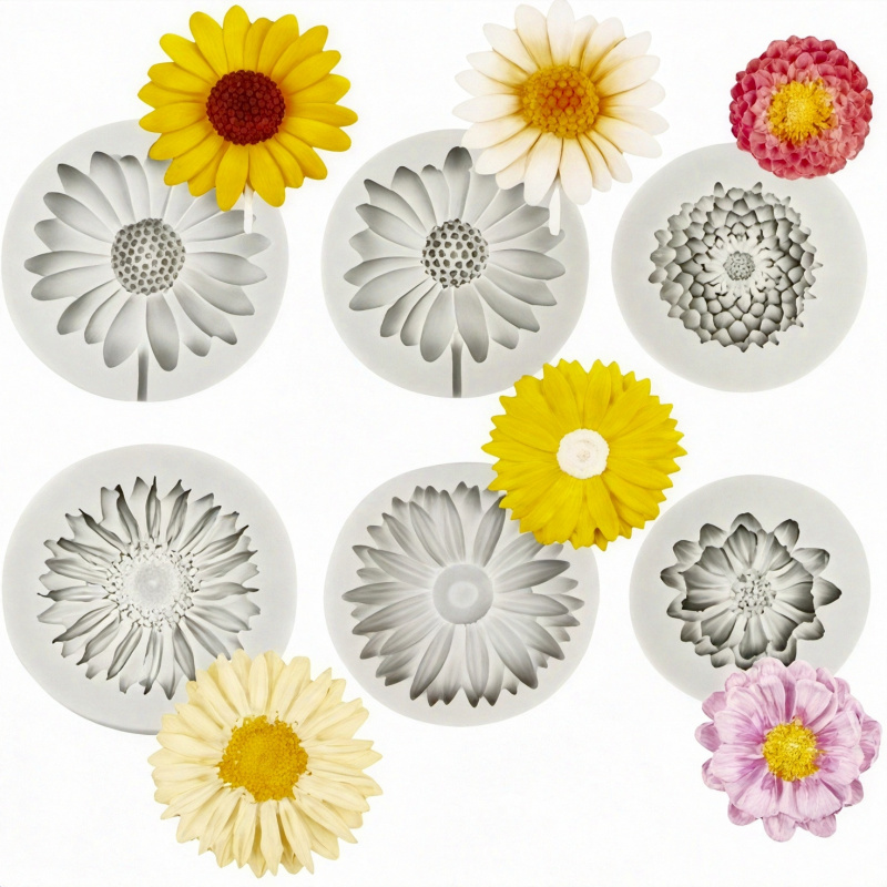 6 Pieces，Sunflower Daisy Silic - Soap Making Kits review and price