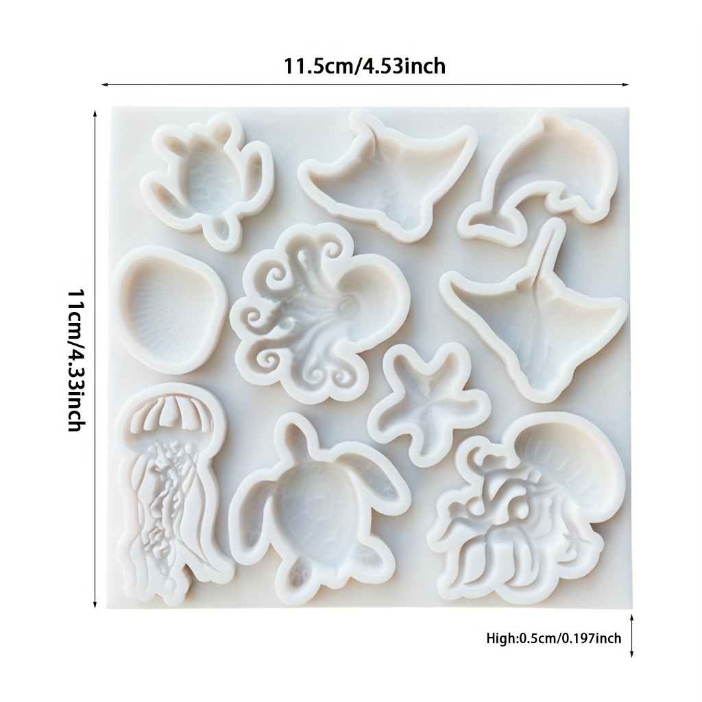 Sea Animal Silicone Mold Octop - Soap Making Book review and price