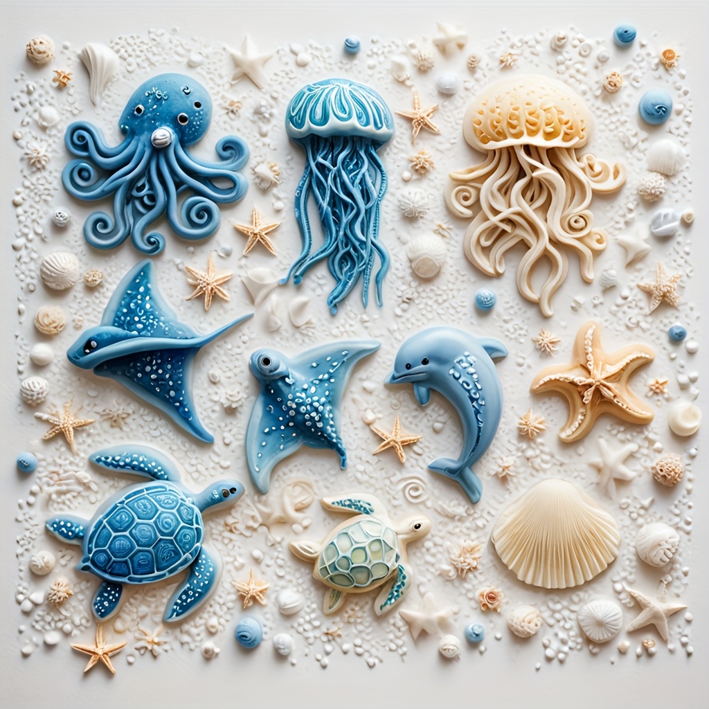 Sea Animal Silicone Mold Octop - Soap Making Book review and price