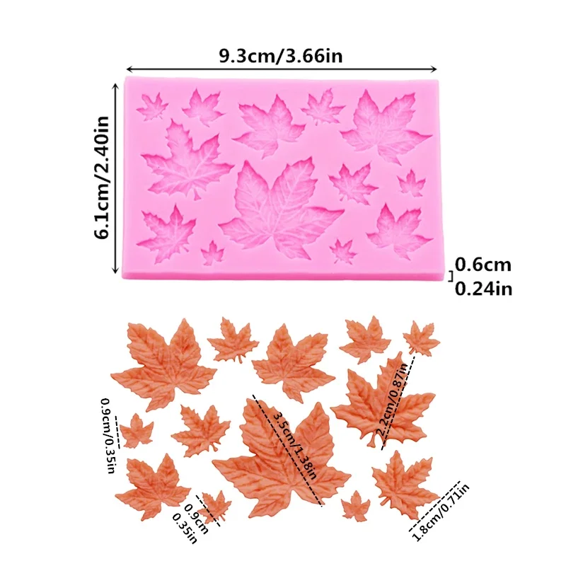 Maple Leaf Silicone Mold Set f - Soap Making Ins review and price