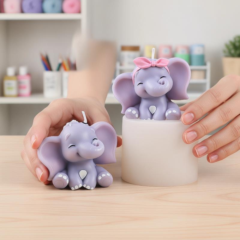 Cute 3D Elephant Silicone Cand - Soap Making Kits review and price