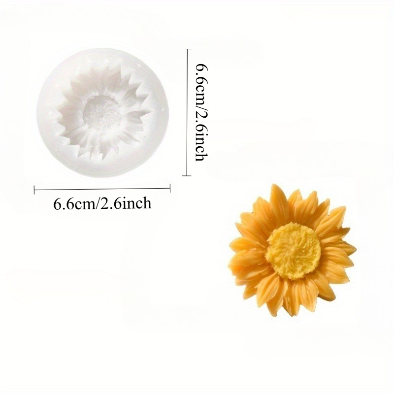 Vibrant 3D Sunflower Silicone  - Soap Making Kits review and price