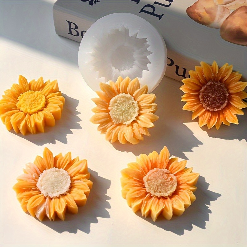 Vibrant 3D Sunflower Silicone  - Soap Making Kits review and price