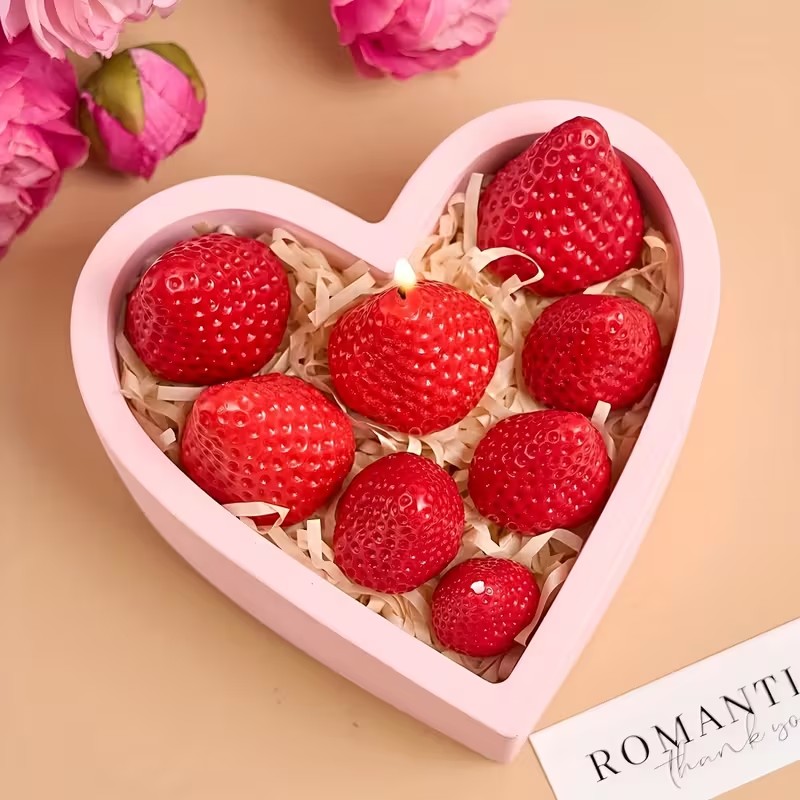 Strawberry Silicone Candle Mol - Soap Making Kits review and price