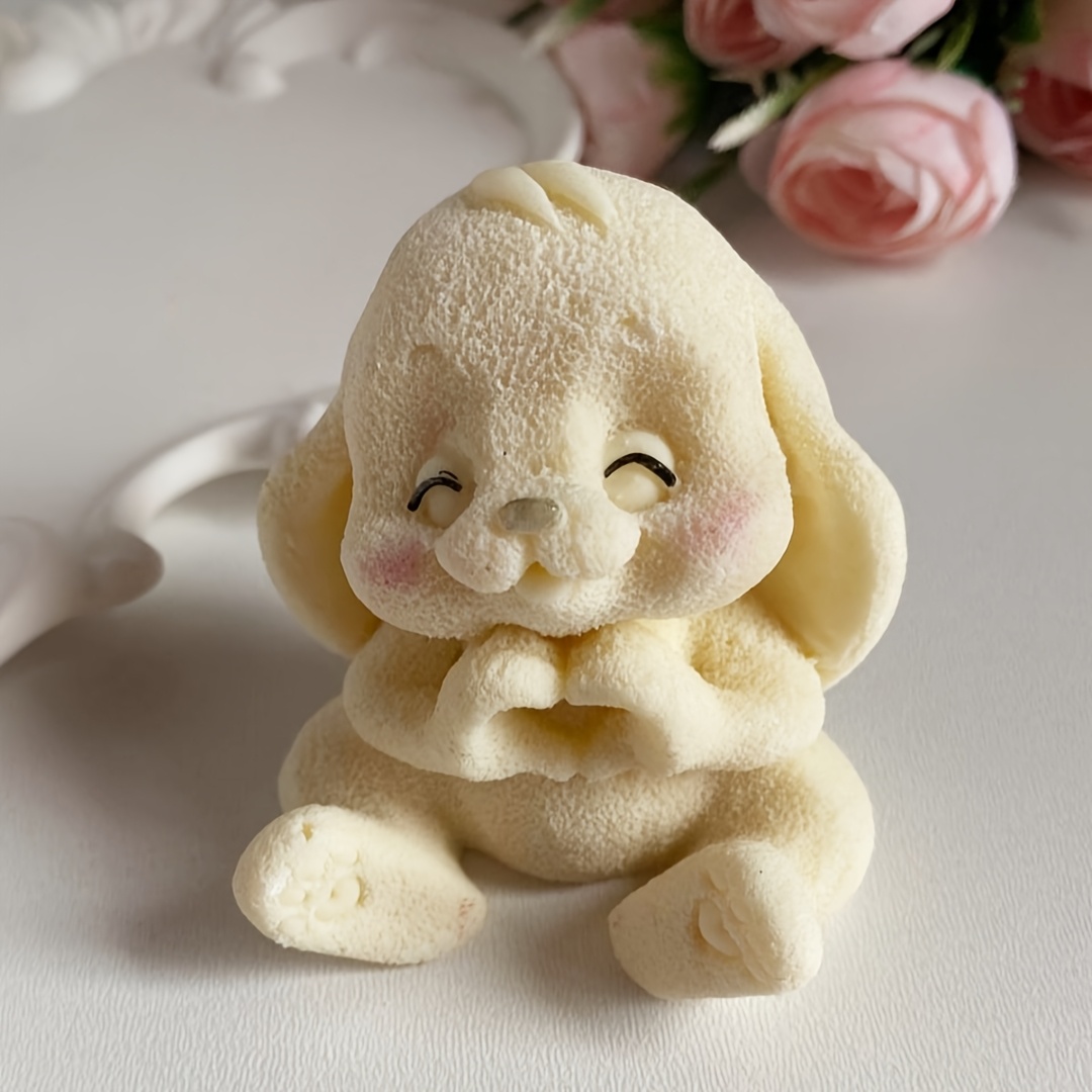 1pc Adorable Rabbit Resin Sili - Soap Making Kits review and price