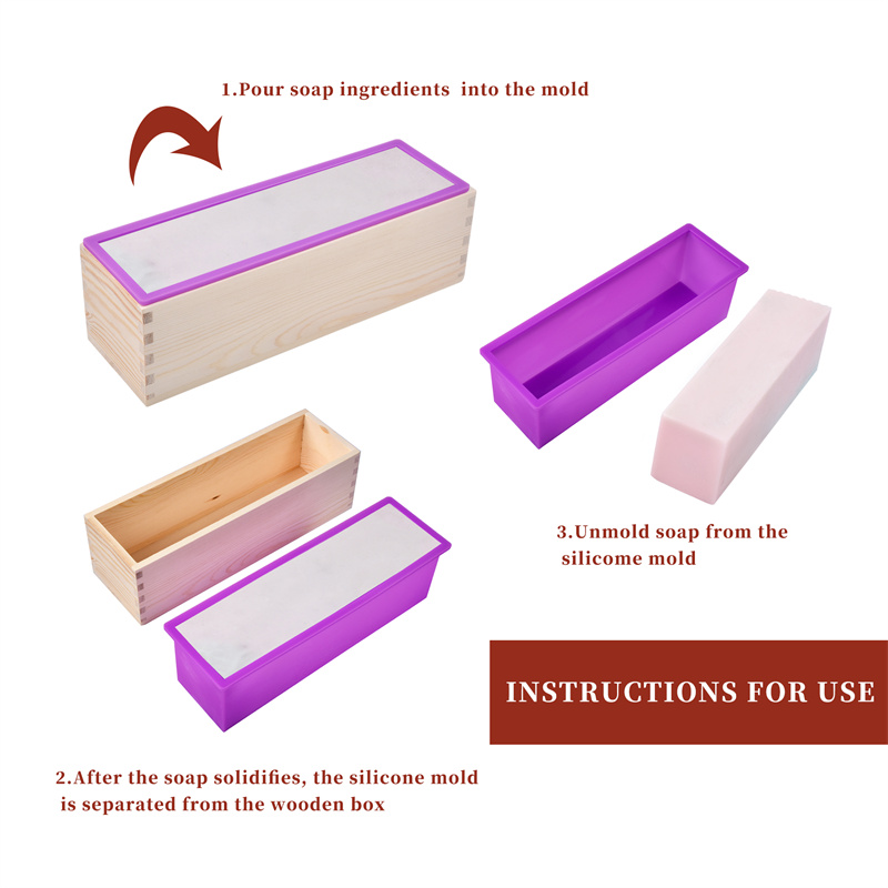 Rectangular Silicone Soap Loaf - Soap Making Book review and price