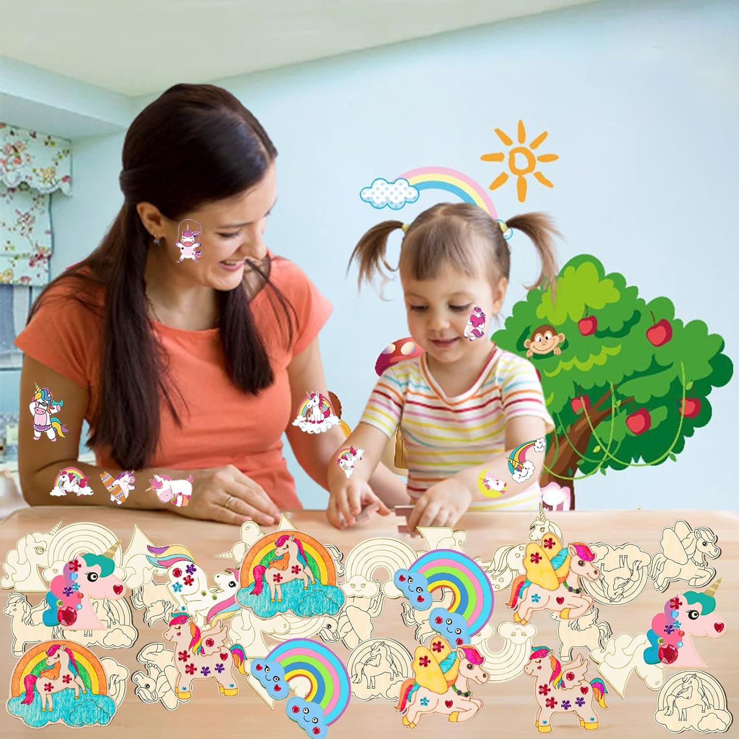 386Pcs Unicorn Wood Craft Set  - Soap Making Kit For Kids review and price