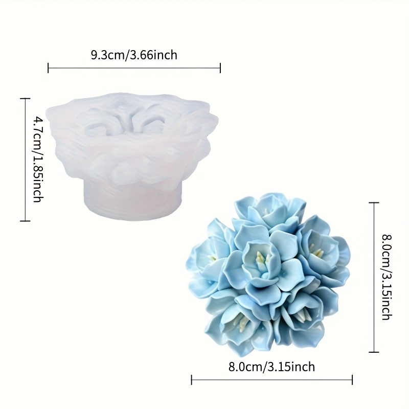 1 Hydrangea Candle Silicone Mo - Soap Making Kits review and price