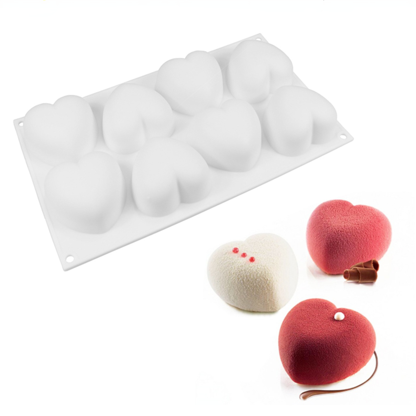 Love Heart Silicone Soap Mold  - Soap Making Vendors review and price