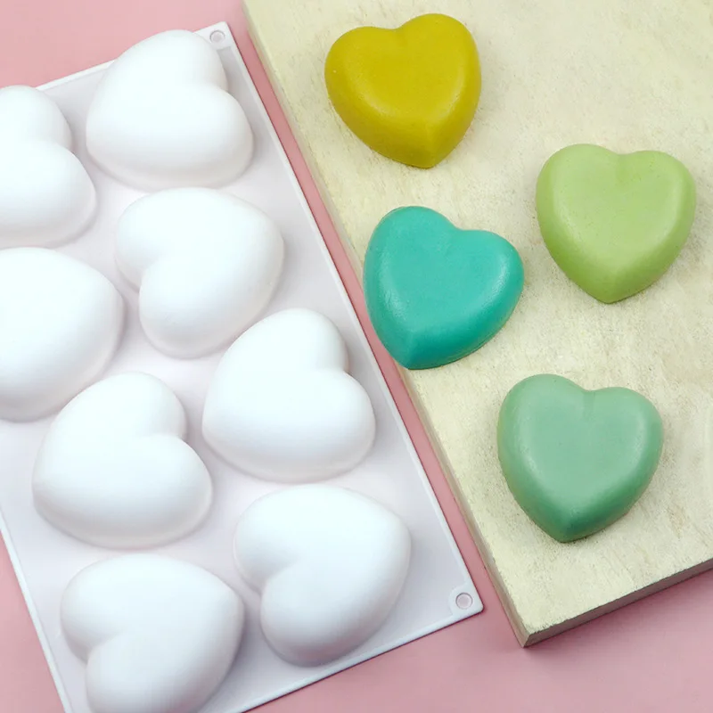 Love Heart Silicone Soap Mold  - Soap Making Vendors review and price