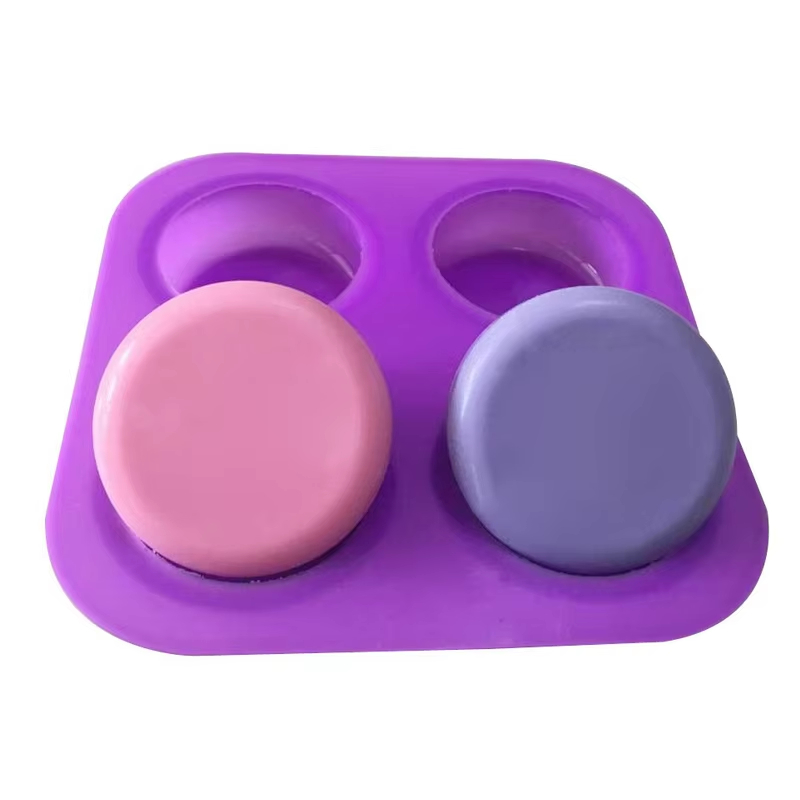 1-2 PCS 4 Cavity Reusable Roun - Soap Making Vendors review and price