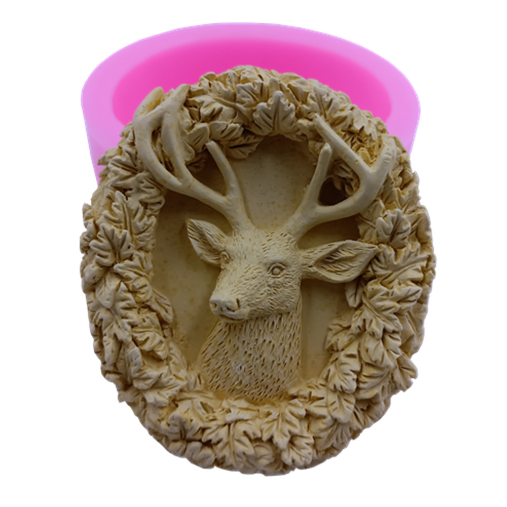 Deer Design Soap Silicone Mold - Soap Making Vendors review and price