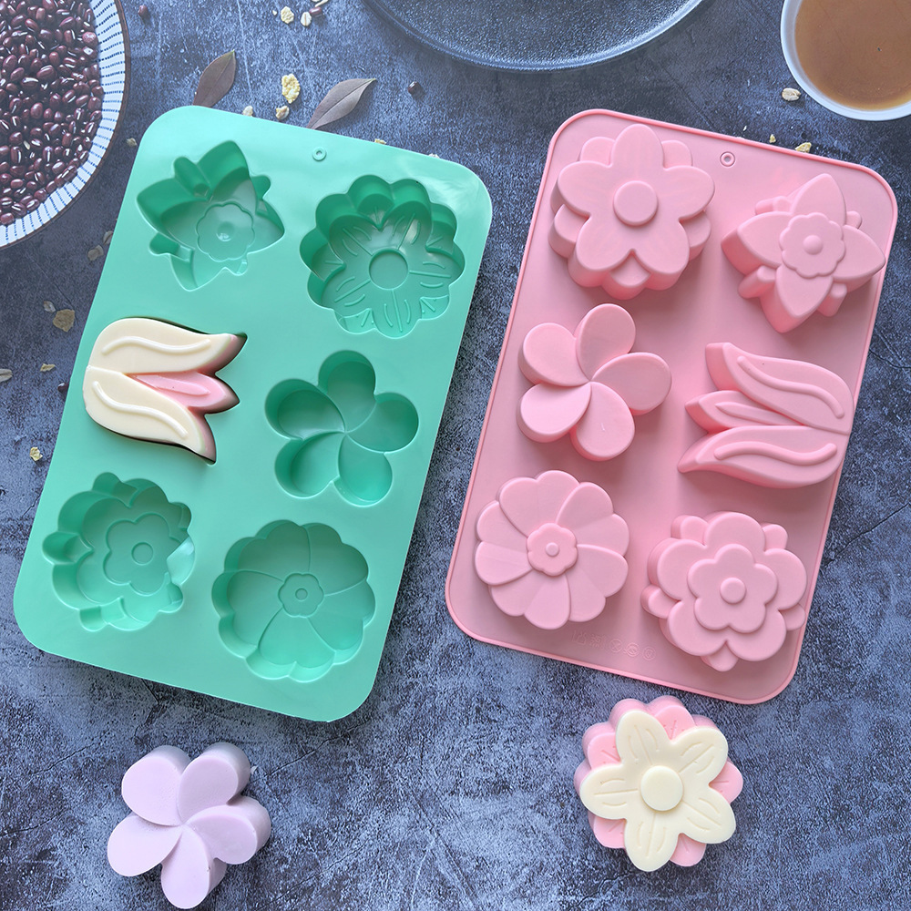 kinds Flower Silicone Molds Di - Soap Making Vendors review and price