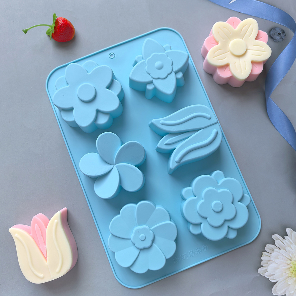 kinds Flower Silicone Molds Di - Soap Making Vendors review and price
