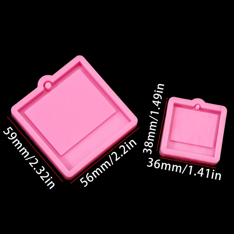 Photo Frame Epoxy Resin Keycha - Soap Making Vendors review and price