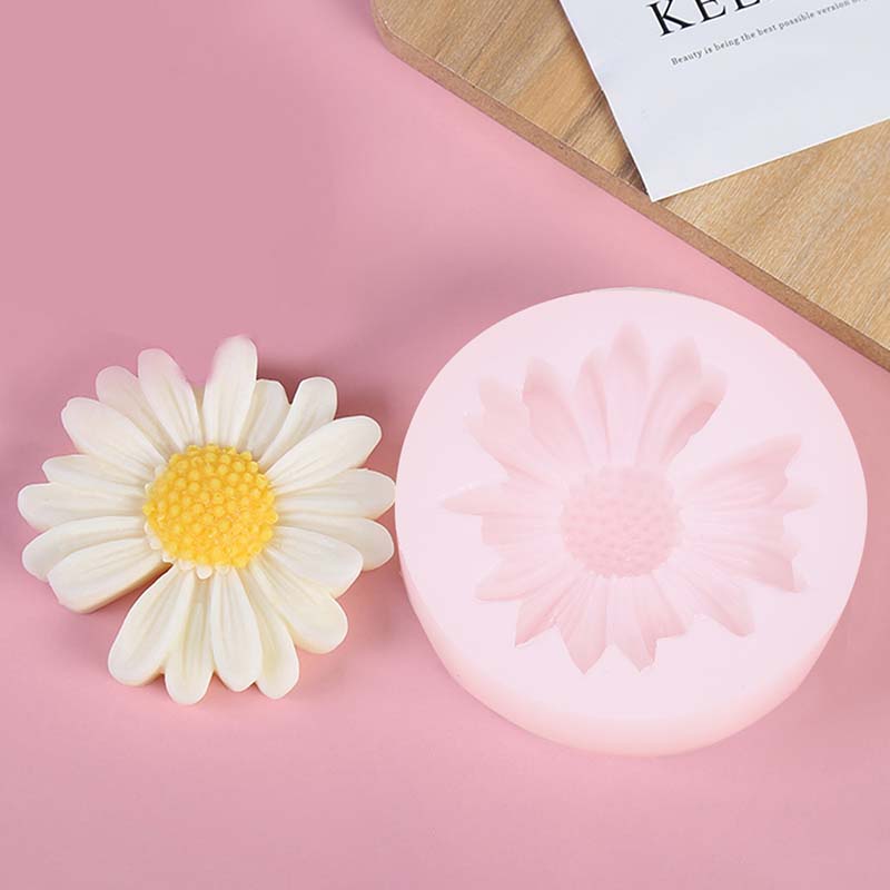 DIY Candle Silicone Mold Daisy - Soap Making In Home review and price