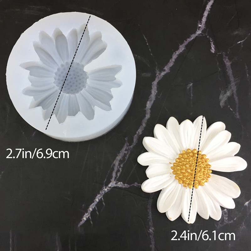 DIY Candle Silicone Mold Daisy - Soap Making In Home review and price