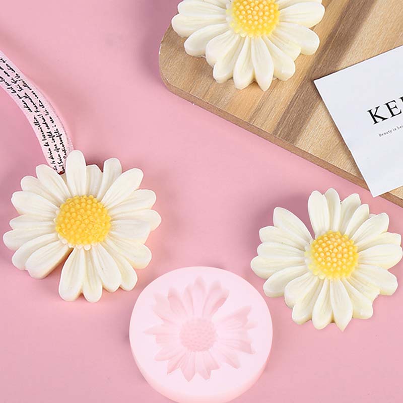 DIY Candle Silicone Mold Daisy - Soap Making In Home review and price