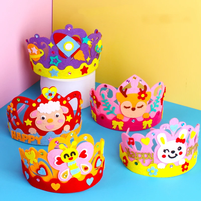 4Pcs/lot DIY Crafts Toy Crown  - Soap Making Kit For Kids review and price